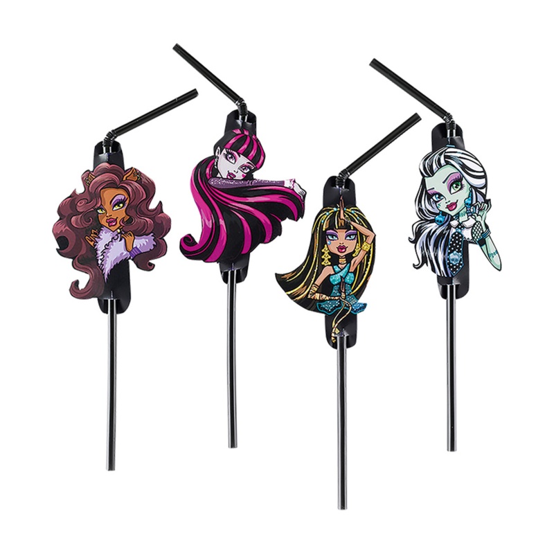 Monster High 2 joogikõrred 8tk/pk.