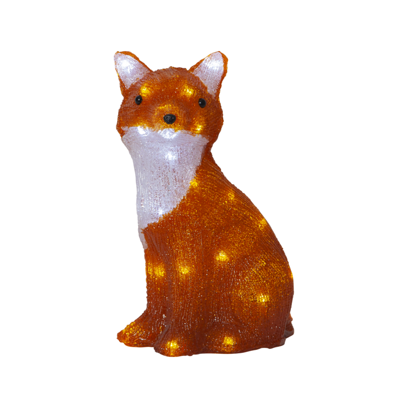 Dekoratsioon Rebane, 26x35cm, 40 LED, voolutoitega, sise/välis IP44