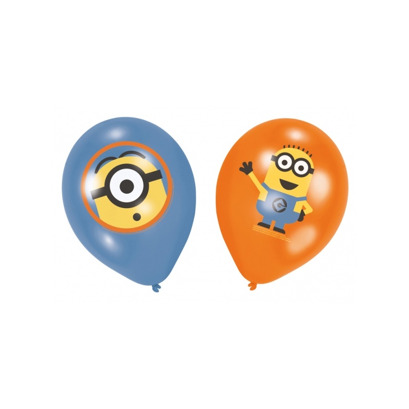 Õhupallid Minions 6tk/27.5 cm/11''