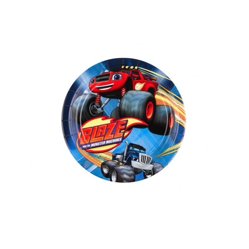 Blaze MonsterMachines Taldrikud 18cm 8tk/pk
