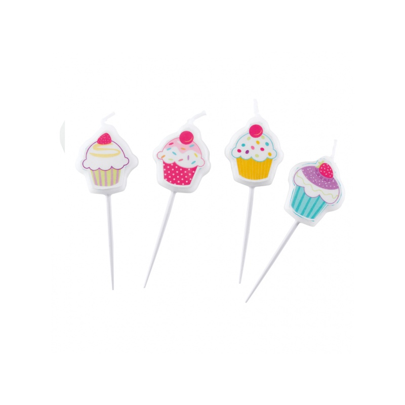 Cupcake Küünlad 4tk/pk