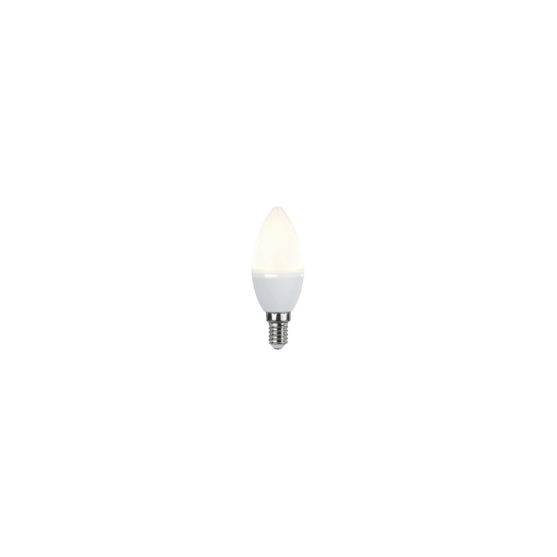 LED Lamp E14 ,4.8 W = 38W, C37 (küünal), 3000K, 440LM 10/100