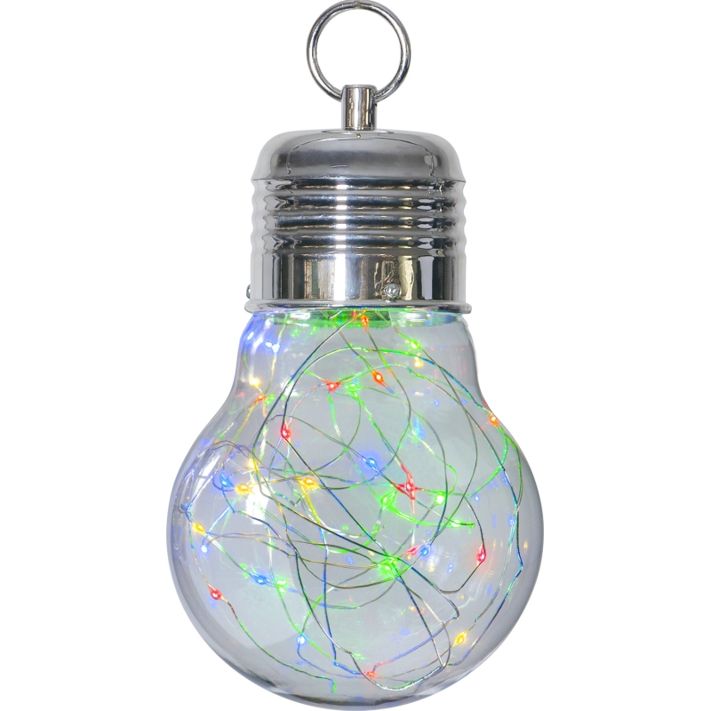 Dekoratsioon Bulby värviline, 30 LED, patareitoide, sisetingimustesse, IP20