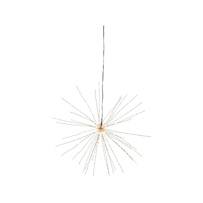 Rippuv dekoratsioon "Ilutulestik", suur d 50cm, 200 LED,  vooluvõrgust, sisetingimustesse IP20