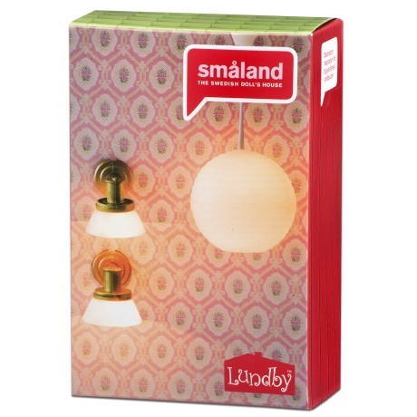 Lundby Riisilamp + seinalambid