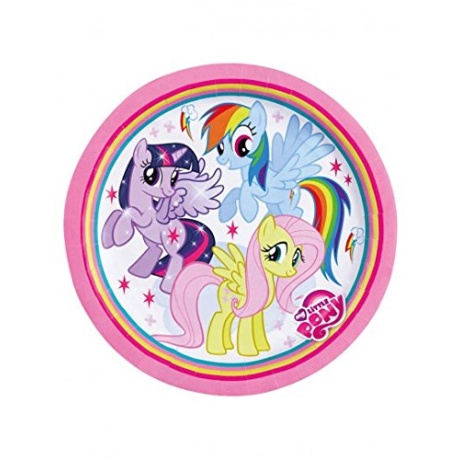 My Little Pony Rainbow Taldrikud 23cm 8tk/pk