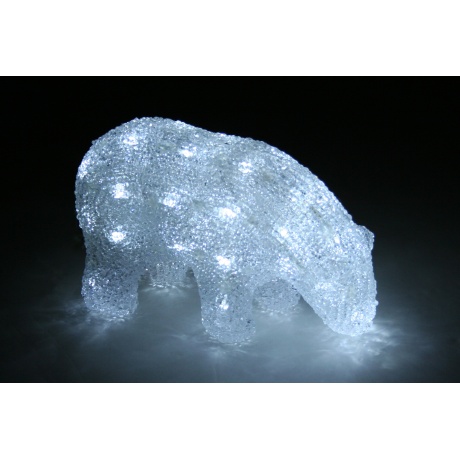 Akrüül Jääkaru, 40 valge LED tulega /8 22*9,5*14cm