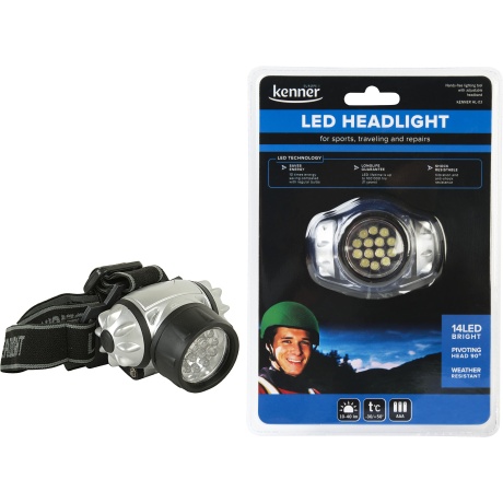 Kenner pealamp 14LED, 3xAAA patareisid pole kaasas EOL