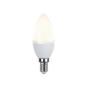 LED Lamp E14 ,4.8 W = 38W, C37 (küünal), 3000K, 440LM 10/100