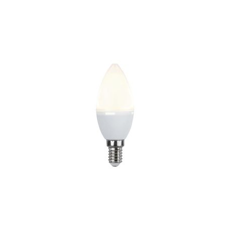 LED Lamp E14, 4.8 W = 38W, C37 (candle), 3000K, 440LM 10/100