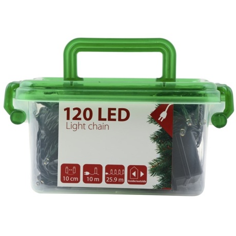 Valguskett 15,9m, 120LED soe valge, voolutoide, sise/v?lis, IP44