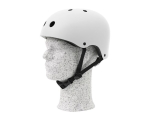 Bicycle / skateboard helmet, white, size M (54-58cm)