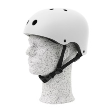 Bicycle / skateboard helmet, white, size M (54-58cm)