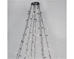 Light chain for spruce, 8 branches * 2m, 360LED cold white, power supply, IP44