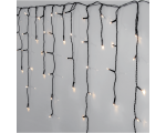 Icicle chain 6m, 240 LED, white cold light, power supply, indoor / outdoor, IP44