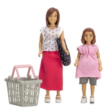 Lundby ema ja tüdruk poeskäigul