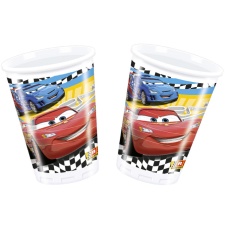 Cars RSN drinking cups 8pcs / 200ml