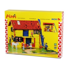 Pippi house made of wood + base