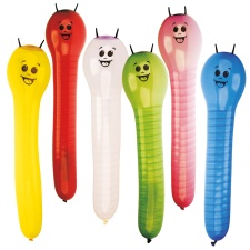 Balloons Caterpillars 6pcs / 60cm.