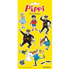 Pippi cartoon stickers 18pcs.