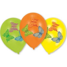 Balloons Butterflies 6pcs / 27,5cm / 11 &quot;