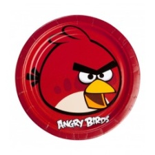 Angry Birds Plates 23cm 8pcs / pack.