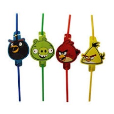 Angry Birds Drinking straws 8pcs / pack.