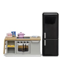 Lundby Kitchen (refrigerator black)