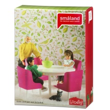 Lundby Dining Room pink