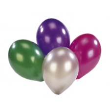 Balloons Metallic assorted 8pcs / 25.4cm / 10 &quot;