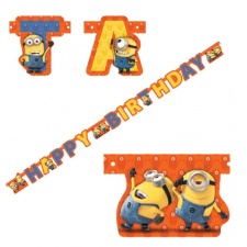 Minions Birthday decoration 1pc / pack.