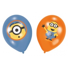 Balloons Minions 6pcs / 27.5 cm / 11 &#39;&#39;