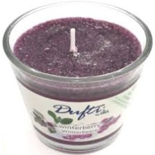 Scented candle in a glass Mulberry