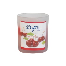 Scented candle in satin glass 77 x 70 mm Cherry / 4