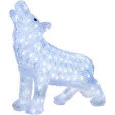 Finnlumor acrylic wolf 49 * 15 * 48cm 120 LED