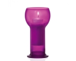 Candlestick made of glass Lucilla Fuxia DB120