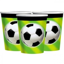 Football Drinking cups 266ml 8pcs / pack