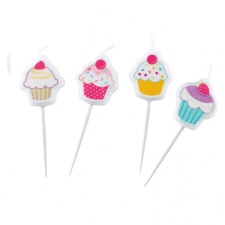 Cupcake Küünlad 4tk/pk