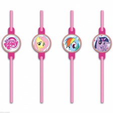 My Little Pony Rainbow Drinking straws 8pcs / pack