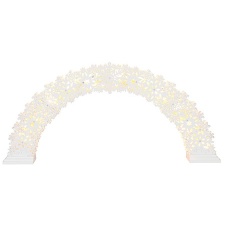 Adv. Arc White, laser cut wood 57x26,5cm, 11 LEDs, 230V-4,5V DC, IP20