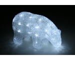 Acrylic Polar Bear, 40 with white LED light / 8 22 * 9.5 * 14cm