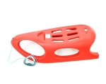 Sled, red, metal sliding surface on the foot / 5