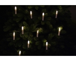 Candles with 20 LED lights, distance 40cm, warm white