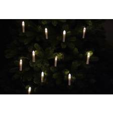 Candles with 20 LED lights, distance 40cm, warm white