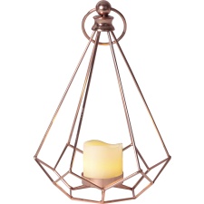 Lantern EDGE copper 10 warm white LED IP20