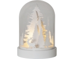 Table decoration White forest, 3 LEDs, battery powered, indoor IP20