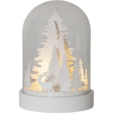 Table decoration White forest, 3 LEDs, battery powered, indoor IP20