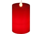 LED candle wax, red, 2 warm white LEDs, IP20