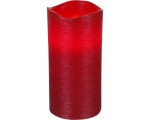 LED candle LINDA wax, red
