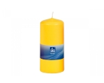 Table candle 100x58mm, burning time 28h, yellow / 6